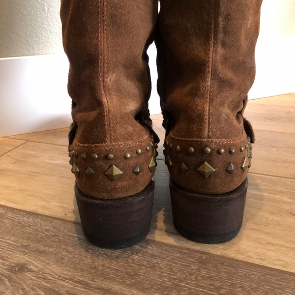 Five Worlds/Sundance Tall Suede Boots size 7 1/2 - EUC Old Gringo style! - Picture 4 of 10